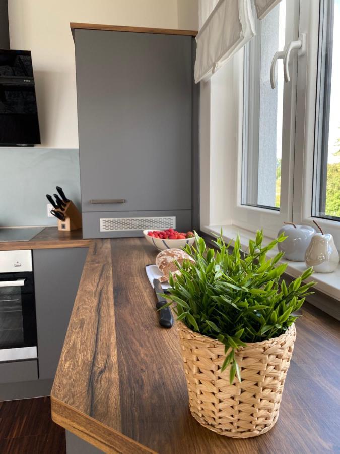 Modernes Apartment Am Hafen Mit Seeblick Grossraeschen Dış mekan fotoğraf