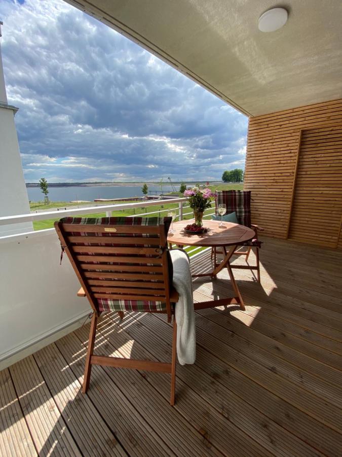 Modernes Apartment Am Hafen Mit Seeblick Grossraeschen Dış mekan fotoğraf