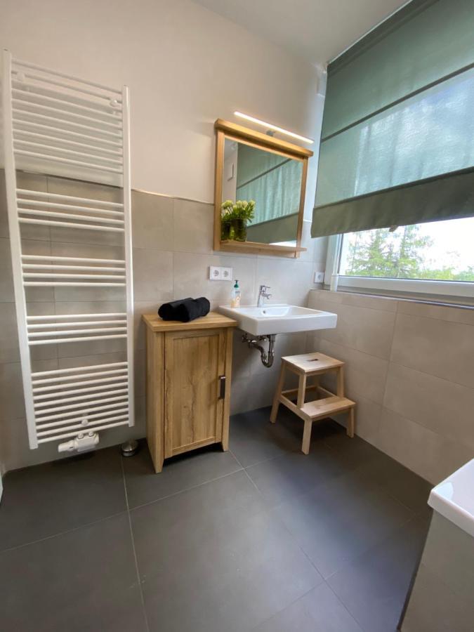 Modernes Apartment Am Hafen Mit Seeblick Grossraeschen Dış mekan fotoğraf